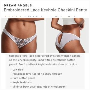 Victoria's secret dream Angel's cheekini panty